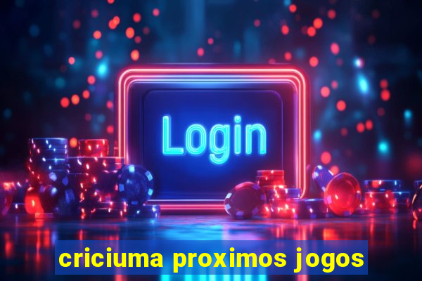 criciuma proximos jogos